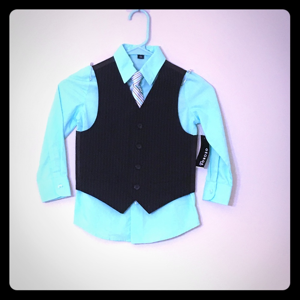 Shirt, tie and vest
